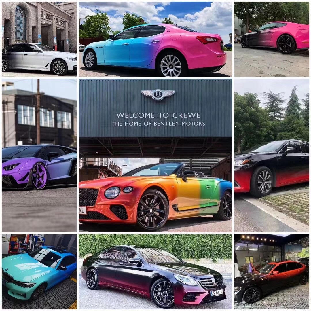 漸變車貼改色膜 漸變車貼改色膜